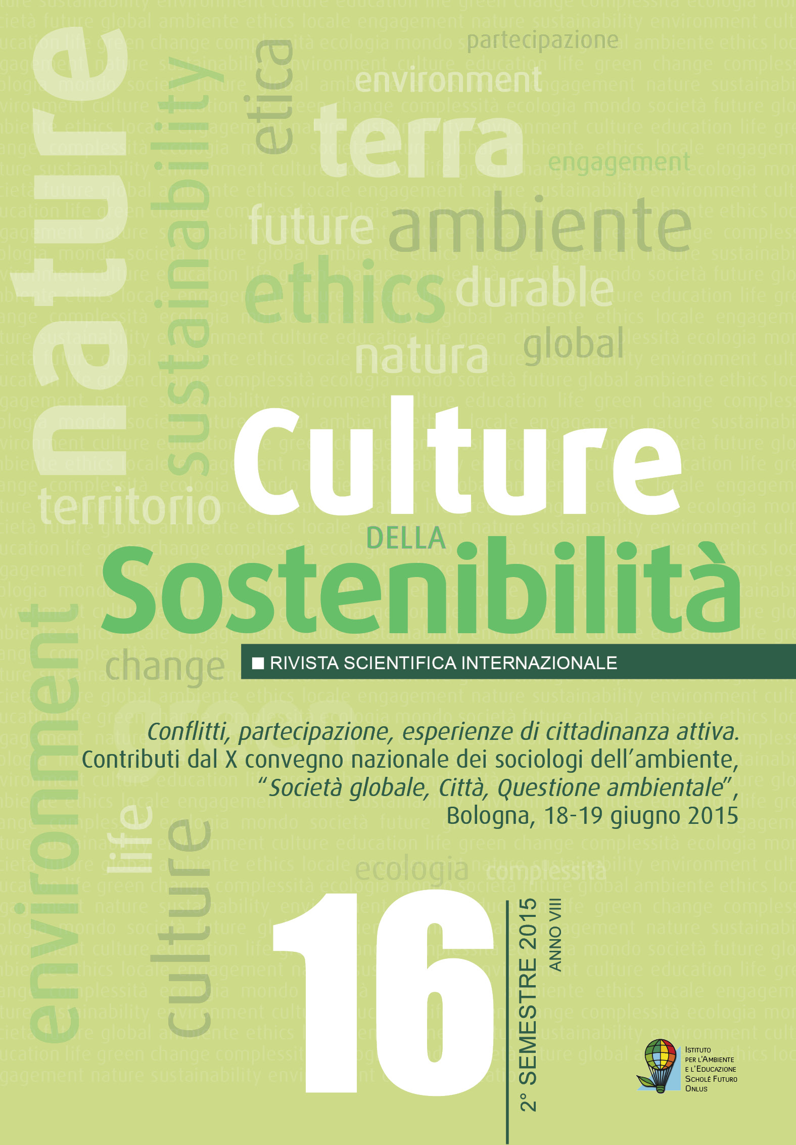 Culture della sostenibilità 16 – 2015